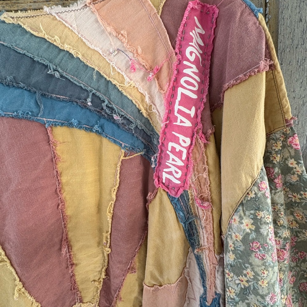 Colorful Patchwork Dress magnolia pearl - Picture 2 of 3